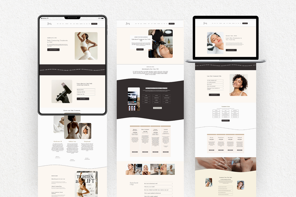Medspa Aesthetician Website Design, a Squarespace Template by HAYAG Creatives (Photo 5 of 9)