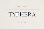 Typhera – Elegant Serif Font, a Serif Font by Only Fonts (Thumbnail 1 of 11)