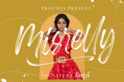Misrelly Signature Brush, a Script Font by Creatype Studio (Thumbnail 1 of 9)