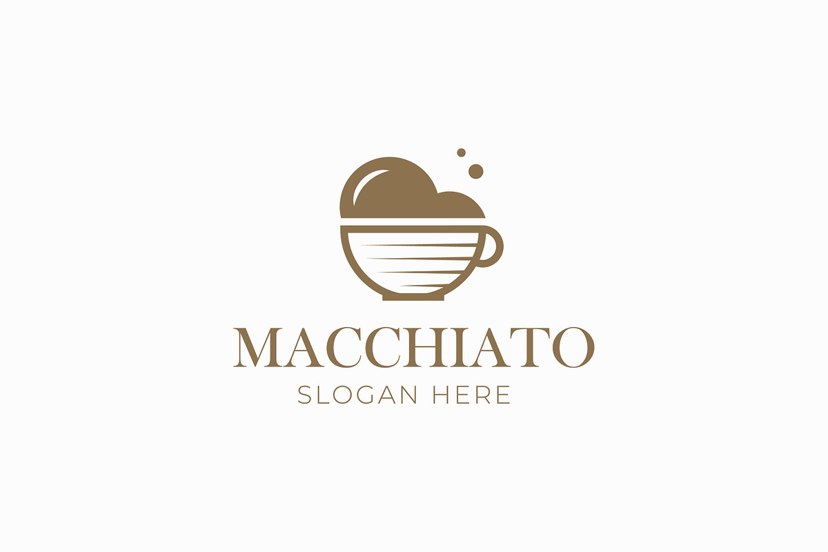 Macchiato Logo Elegant Coffee Cup, a Branding & Logo Template by Signatoro (Photo 2 of 2)
