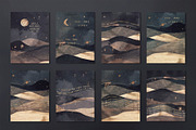 Abstract Landscape & Starry Night, a Texture Graphic by by creative paper (Thumbnail 7 of 16)