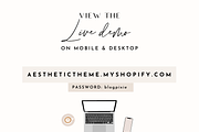Shopify Theme Aesthetic White, a Shopify Template by Design Pixie (Thumbnail 3 of 7)
