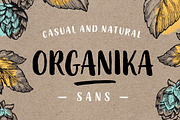 Organika Sans, a Sans Serif Font by Mika Melvas (Thumbnail 1 of 9)