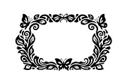 Butterfly Floral Vintage Frame Bundl, an Illustration by Creativeshirt (Thumbnail 40 of 51)