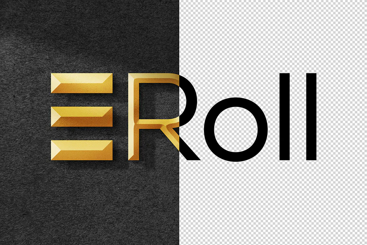 Gold Logo Mockup, a Product Mockup by SPEED APEX (Photo 2 of 2)