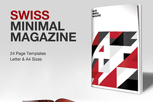 Swiss Minimal InDesign Magazine