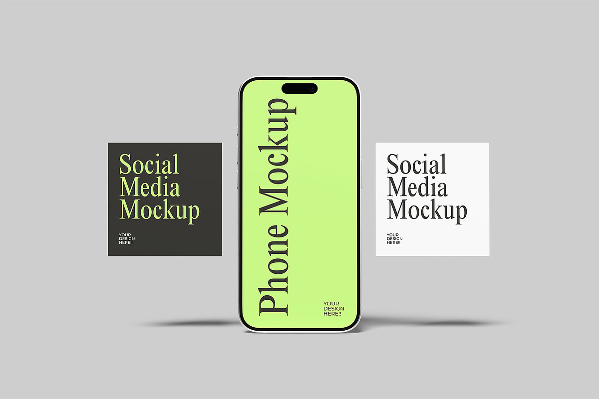 Social Media Post Mockup, a Device Mockup by Graphiculon (Photo 4 of 11)