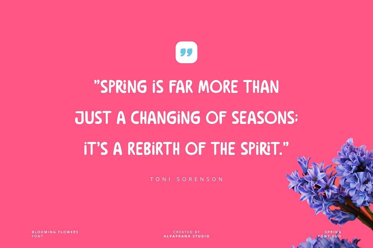 Blooming Flowers - Font Duo, a Script Font by Alpaprana (Photo 6 of 10)