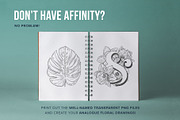 87 Floral Affinity Stamp Brushes, a Brush Add-On by Riveros Illustration (Thumbnail 10 of 11)