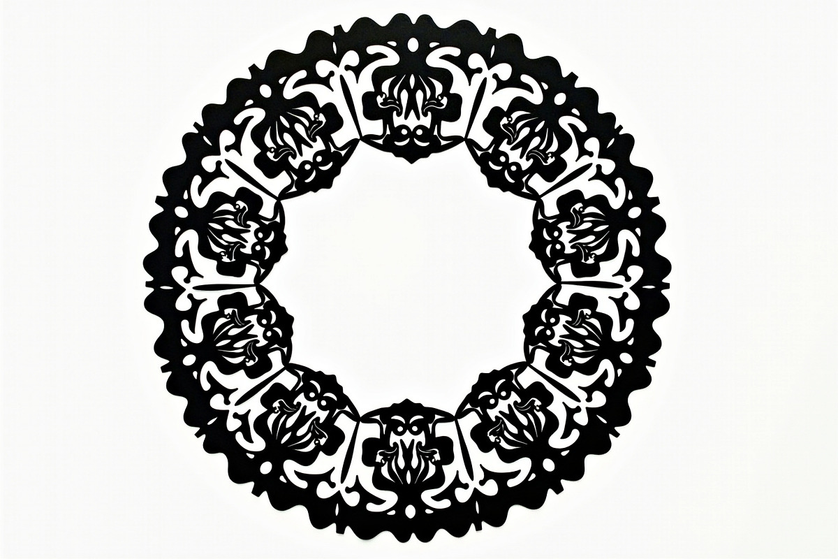 Mandala Frame with Abstract Floral, an Illustration by Amazin_art (Photo 16 of 16)