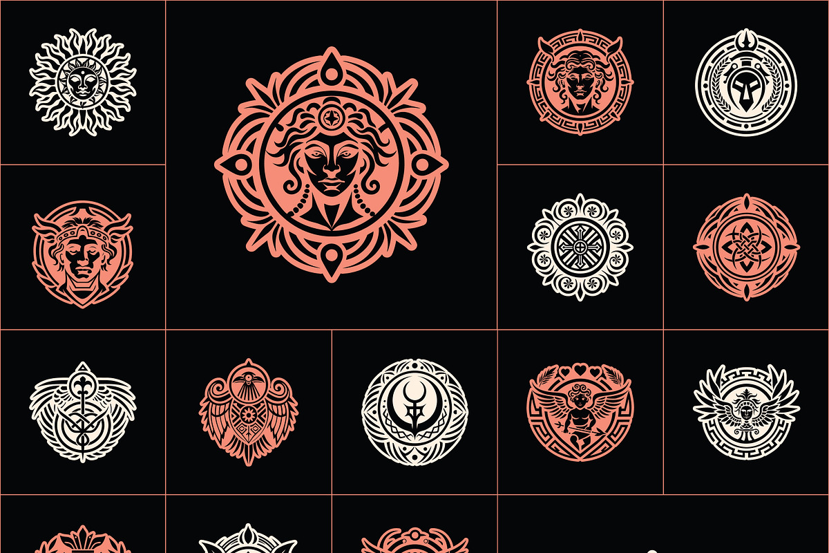Ancient Roman Symbols, a Solid Icon by Creative Stall (Photo 7 of 9)
