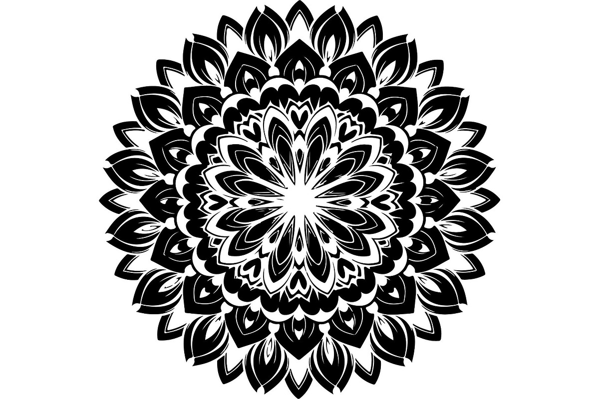 Ornamental Mandala Vector, an Object Graphic by Creativeshirt (Photo 13 of 19)