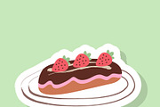 Hand painted bakery set stickers, a Food Illustration by okskukuruza (Thumbnail 3 of 3)