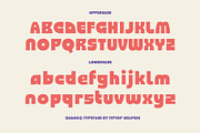 Badgo - Geometric Retro Futurism, a Sans Serif Font by Tiptop Graphic (Thumbnail 4 of 10)