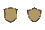 1080 Vector Shields Shapes, an Object Graphic by Damien (Thumbnail 4 of 12)