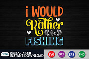I Would Rather Be Fishing SVG Design, a Food Illustration by SVGCuteShop (Thumbnail 3 of 3)