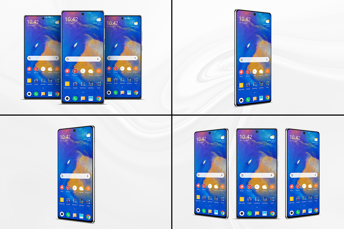 Note S20 Smartphone Mockups, an Android Mockup by ydlabs (Photo 3 of 5)
