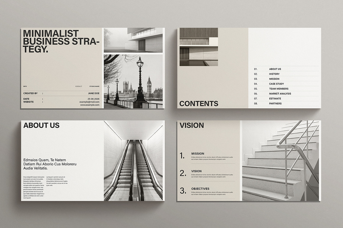 Business Strategy Presentation, a Presentation Template by E-Type (Photo 2 of 5)