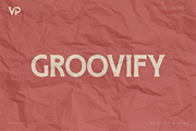 Groovify - retro display typeface, a Sans Serif Font by VP Fonts (Thumbnail 1 of 12)
