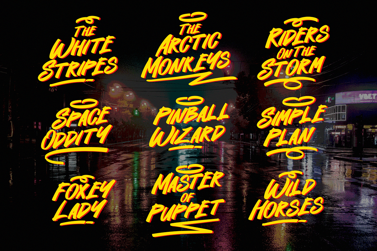 Panic Attack | Playful Sticker Font, a Handwritten Font by Ardana Creative (Photo 6 of 11)
