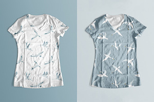 Seamless Patterns With Birds