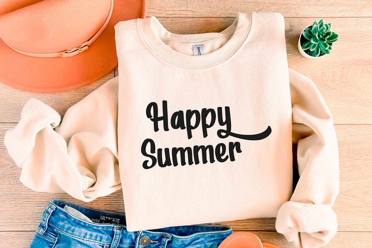 Tropical Vibes Cute Handwritten Font, a Handwritten Font by Yuby Creative (Photo 2 of 6)