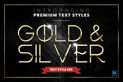 Gold & Silver #4 - 20 Text Styles, a Layer Style Add-On by Jonas Stensgaard (Thumbnail 6 of 23)