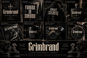 Grimbrand, a Blackletter Font by Wow Magic (Thumbnail 2 of 5)