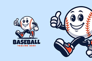 Baseball Retro Vintage Mascot Charac, a Branding & Logo Template by Gumrega Studio