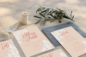 Blush Wedding Stationery Suite