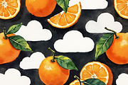 Oranges Seamless Pattern, a Pattern Graphic by PLUM&FIGS (Thumbnail 3 of 5)