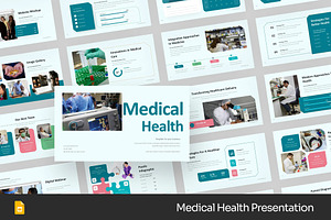 Medical Health GSlides, PPoint, a Presentation Template by Fit-tee