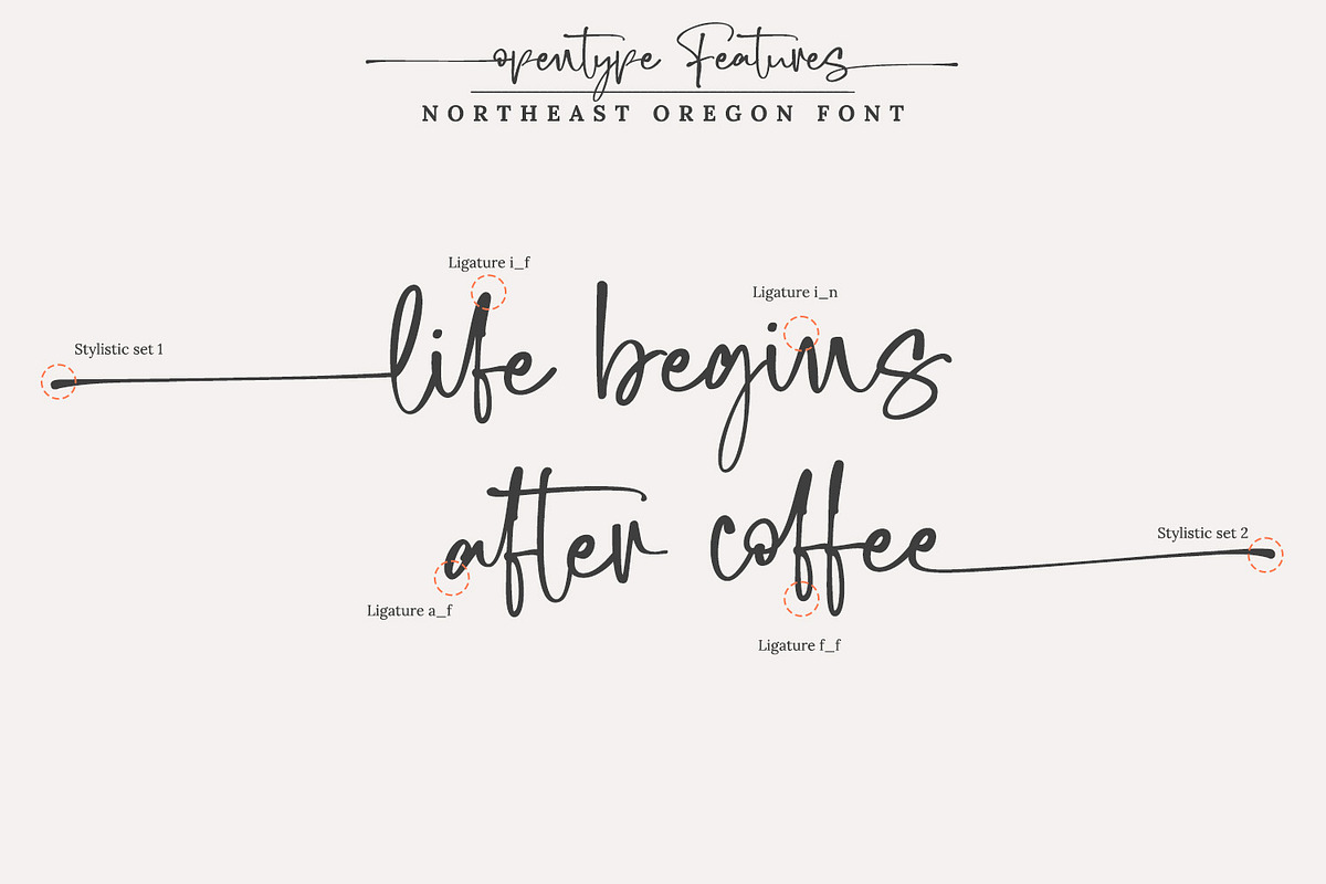 Northeast Oregon, a Script Font by Nathatype (Photo 8 of 10)