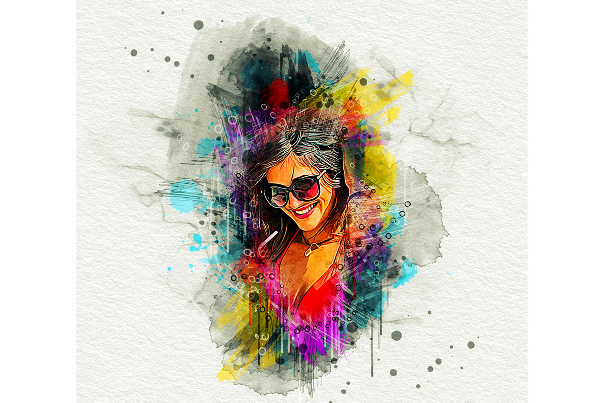 Watercolor Artistic Photoshop Action, an Action Add-On by Studio Retouch
