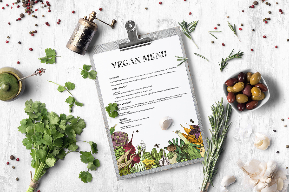 Ultimate vegetables set, a Food Illustration by handsketched (Photo 3 of 19)