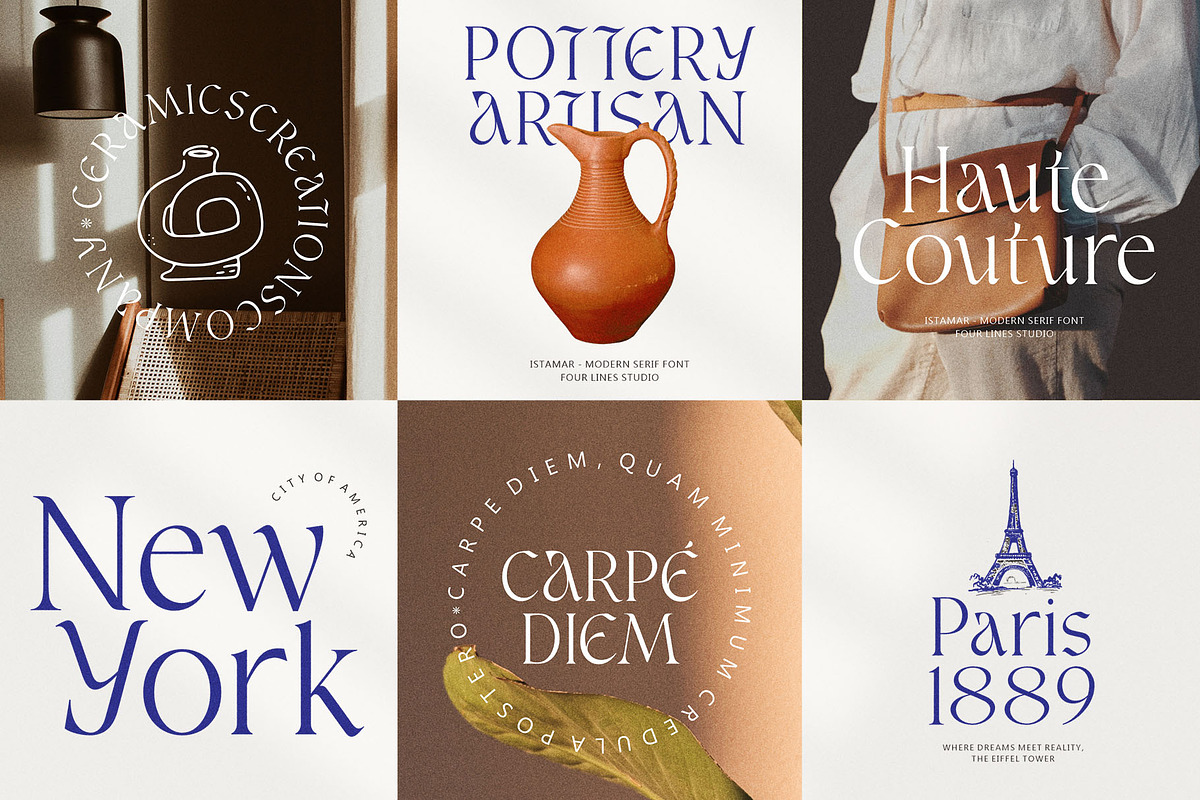 Istamar - Elegant Serif Font, a Serif Font by Four Lines Std. (Photo 3 of 10)