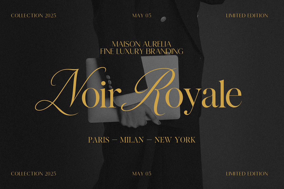 Auraluxe – The Luxury Font Trio, a Script Font by Creacy Studio (Photo 4 of 10)
