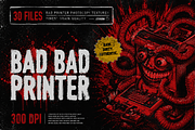 Bad Bad Printer - Photocopy Textures, a Texture Graphic by BeNone Designs (Thumbnail 1 of 6)
