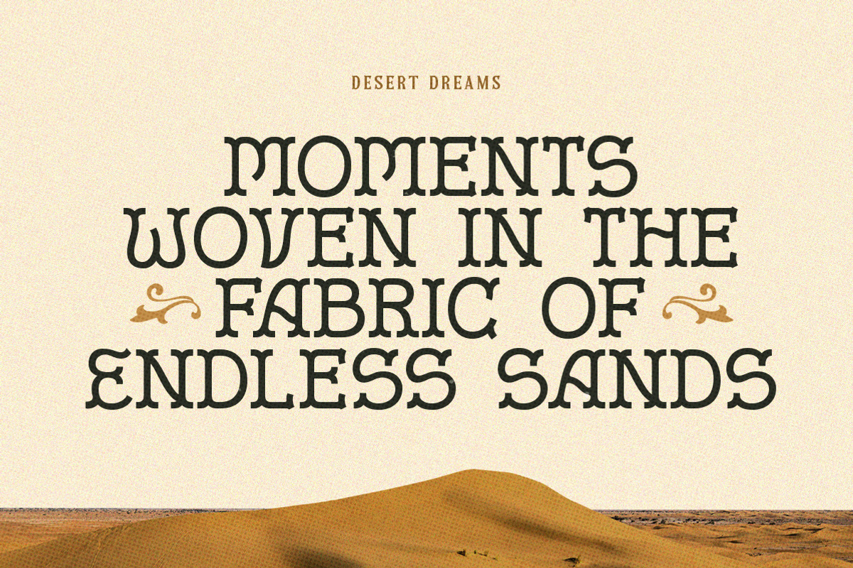 Mosaic Desert - Display Typeface, a Sans Serif Font by Letterhend Studio (Photo 8 of 9)