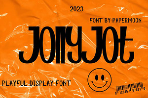 JollyJot Playful Display Font, a Handwritten Font by GearShift