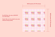 Back to School Pastel Patterns, a Pattern Graphic by Digitaliya (Thumbnail 4 of 6)