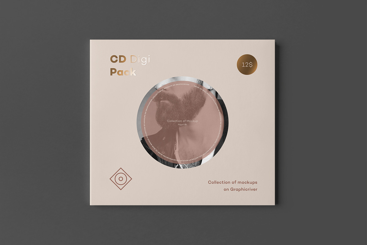 CD Digi Pack Mock-up 2, a Packaging Mockup by Yogurt86 (Photo 4 of 15)