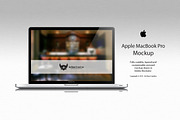 Apple MacBook Pro Vector Mockup, a Mac Mockup by Inconcept Media Arsenal (Thumbnail 1 of 2)