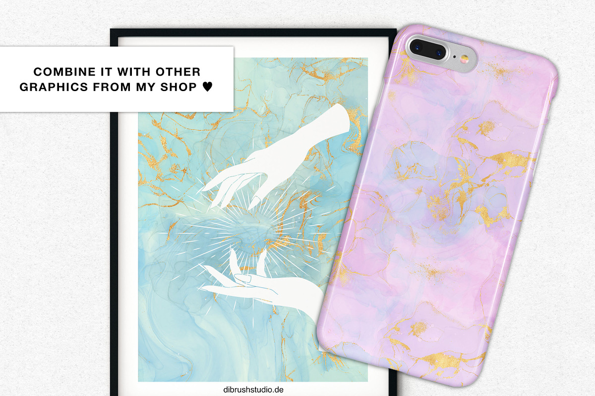 Seamless Gold Pastel Pattern Texture, a Pattern Graphic by DiBrush Studio (Photo 5 of 5)