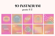 Canva Retro Dreams Instagram Bundle, a Social Media Template by Alice Store (Thumbnail 3 of 8)