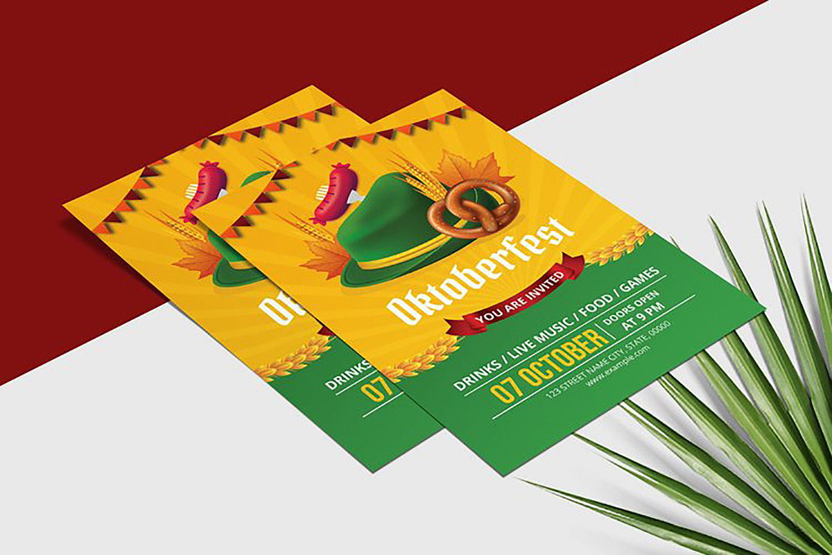 Oktoberfest Party Invitation Flyer, an Invitation Template by Template Shop (Photo 2 of 4)