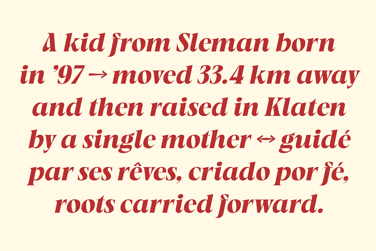 Crafte - Expressive Modern Serif, a Serif Font by Mbonster Design Studio (Photo 2 of 15)