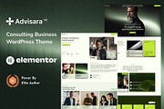 Advisara Consulting WordPress Theme, a WordPress Template by NaimaAnjum (Thumbnail 1 of 4)