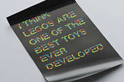 Lego Scatter Font, a Font by Handmadefont (Thumbnail 8 of 9)