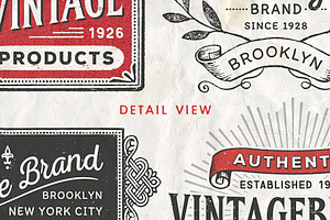 VINTAGE LOGO TEMPLATES Vol. 2